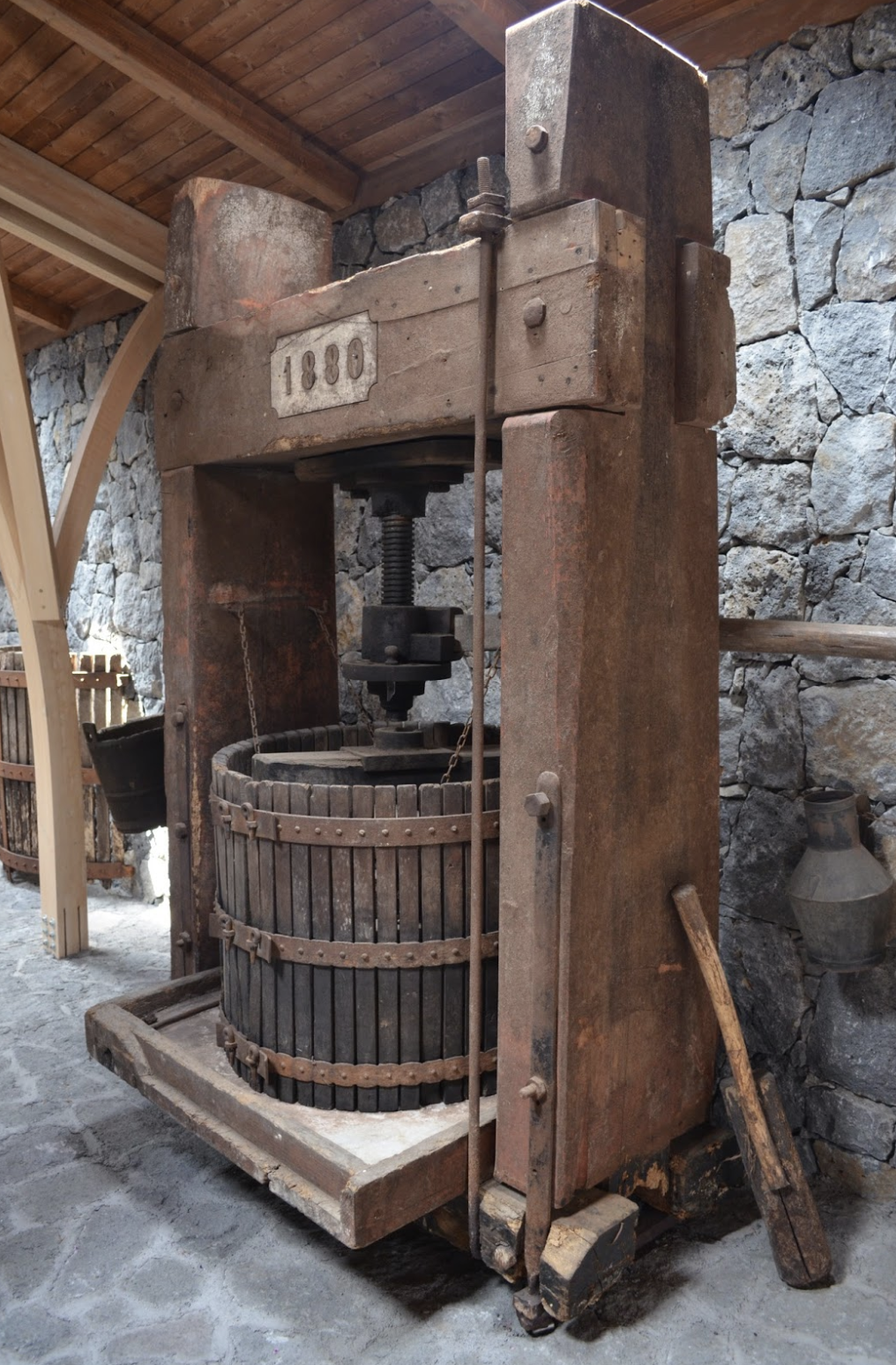 a wine press